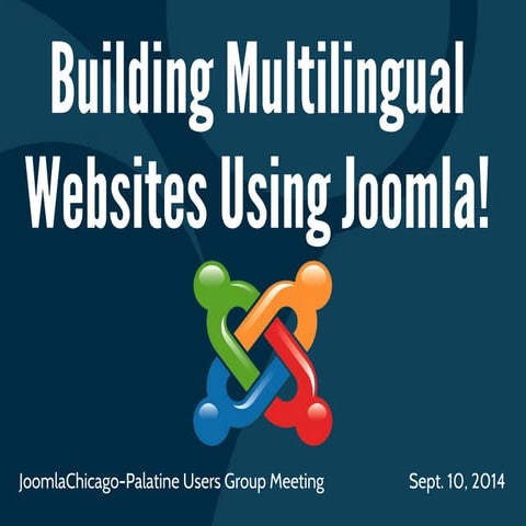 Building Multilingual Websites Using Joomla