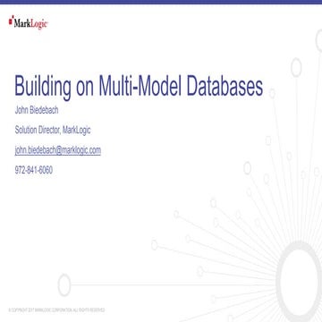 Building on Multi-Model Databases
