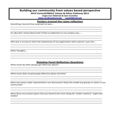 Building our Community