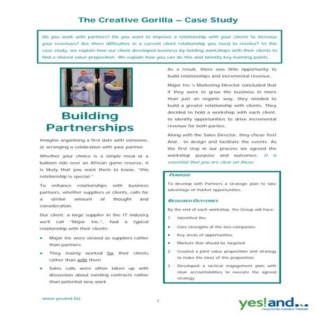 Building Partnerships