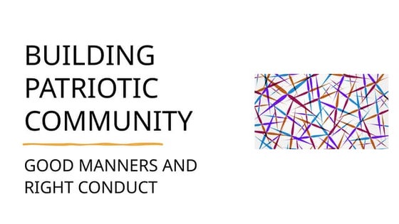 Instructional Materials in Good Manners and Right Conduct (GMRC) | PPTX ...
