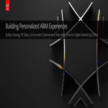 Building Personalized ABM Experiences feat. Opensense and Ceros