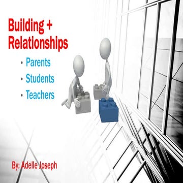Building positive relationships | PPTX | Parenting Children Aged 4-11 ...