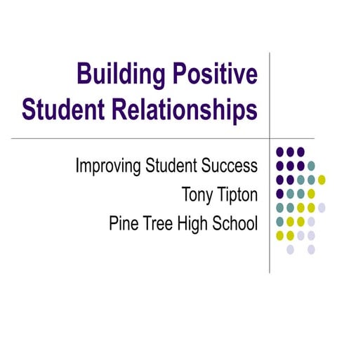 Building positive student_relationships