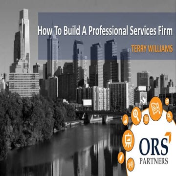 How to Build a Professional Services Firm | PPTX