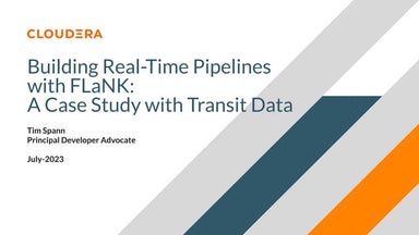 Building Real-time Pipelines with FLaNK_ A Case Study with Transit Data