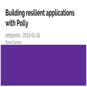 Building resilient applications