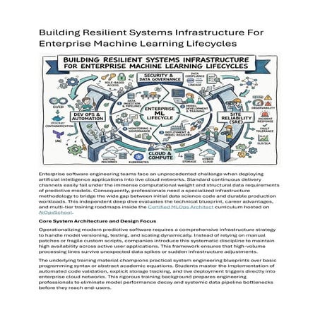 Building Resilient Systems Infrastructure for Enterprise Machine ...
