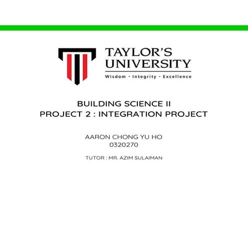 Project 2 Building Science | PDF