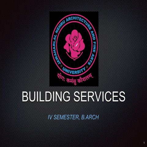 Building Services Definition and Importance | PDF