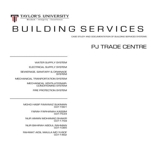 Building Services: Project 1