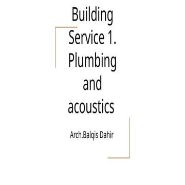 Building Services Definition and Importance | PDF
