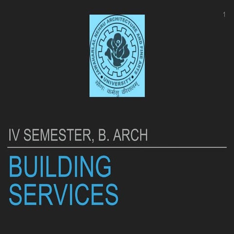 Building services 3 | PPTX