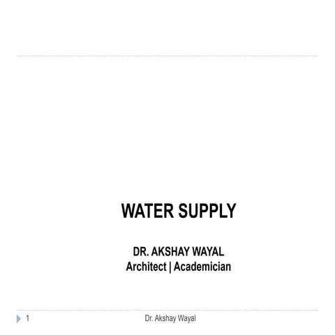 BUILDING SERVICES- water supply, plumbing.ppt