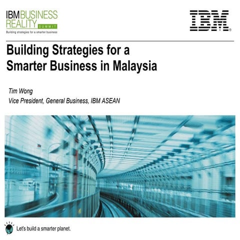 Building Strategies for aSmarter Business in Malaysia