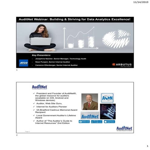 Building and Striving for Data Analytics Excellence