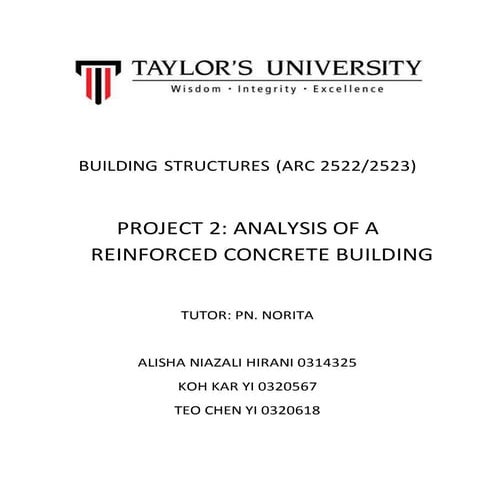 Building structure report | DOCX