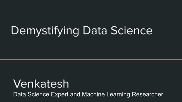 Building successful data science teams