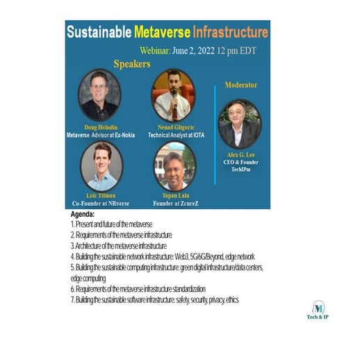 Building Sustainable Metaverse Infrastructure Webinar
