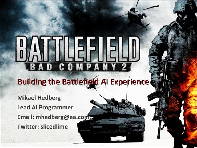 Building the Battlefield AI Experience