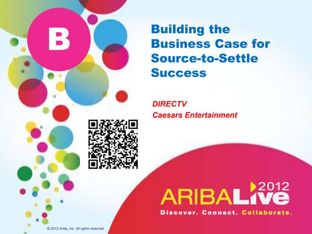 Building the Business Case for Source-to-Settle Success
