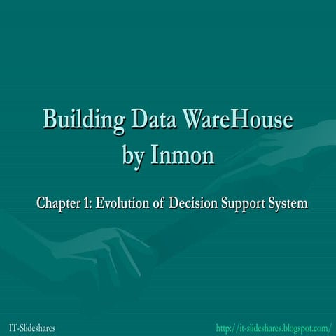 Lecture 01 Evolution of Decision Support Systems