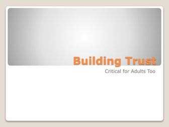 Building trust