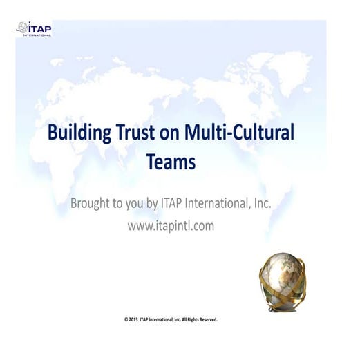 Building Trust on Multi-Cultural Teams | PDF