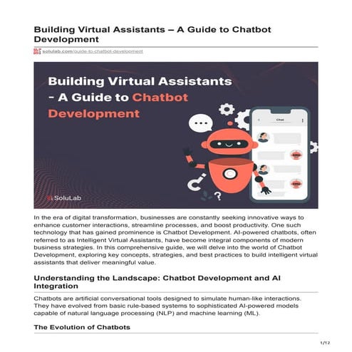 Building Virtual Assistants  A Guide to Chatbot Development (2).pdf