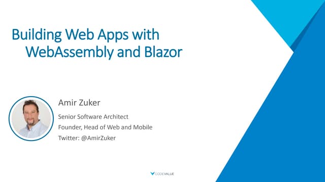 Building Web Apps With Webassembly And Blazor Pptx Building Web Apps With Webassembly And Blazor Pptx