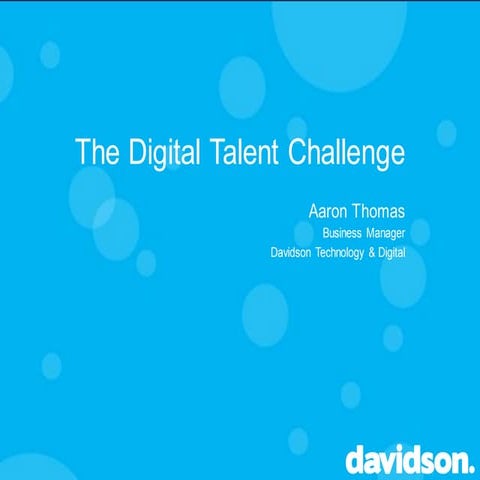 The Digital Talent Challenge - Building Winning Digital Teams 