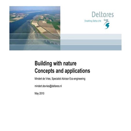 Building With Nature Concepts And Solutions