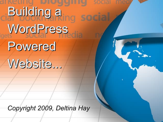 Building a WordPress Powered Website