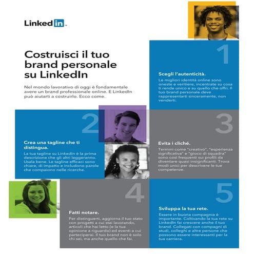 Costruisci il tuo personal brand su LinkedIn