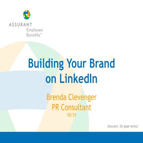 Building Your Brand on LinkedIn