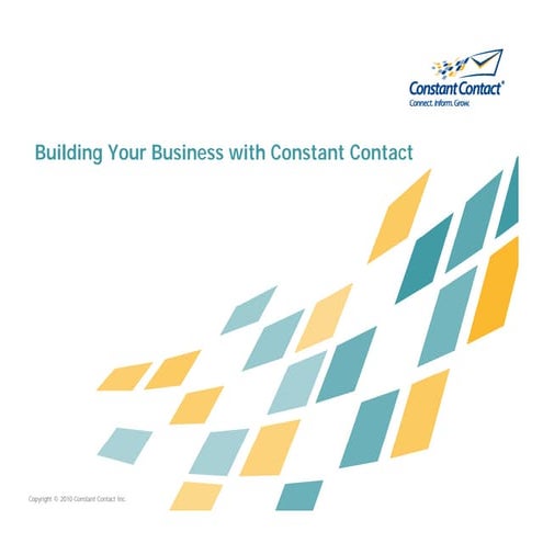 Building Your Business As A Constant Contact Partner