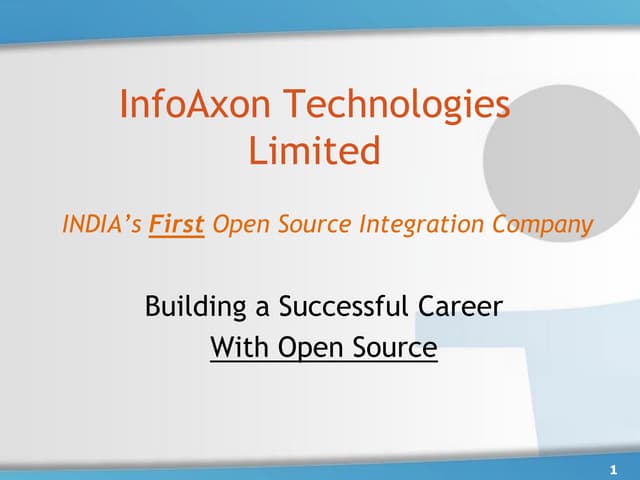 Building your career powered by open source