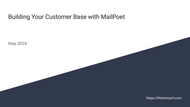 Building Your Customer Base with MailPoet.pdf