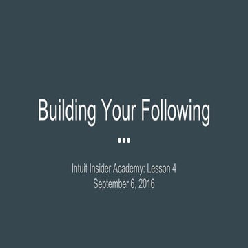 Building your following a social media guide for accountants and bookkeepers