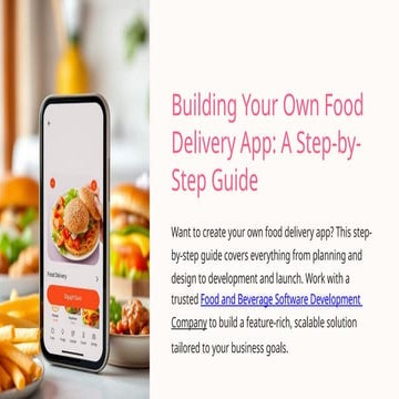 Building Your Own Food Delivery App A Step by Step Guide.pptx