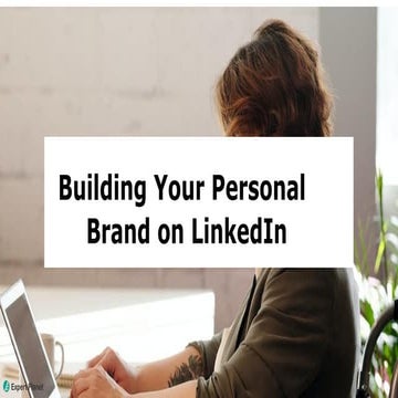  Building Your Personal Brand on LinkedIn - Expert Planet-  2024