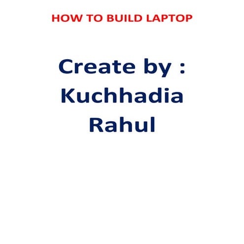 Build laptop