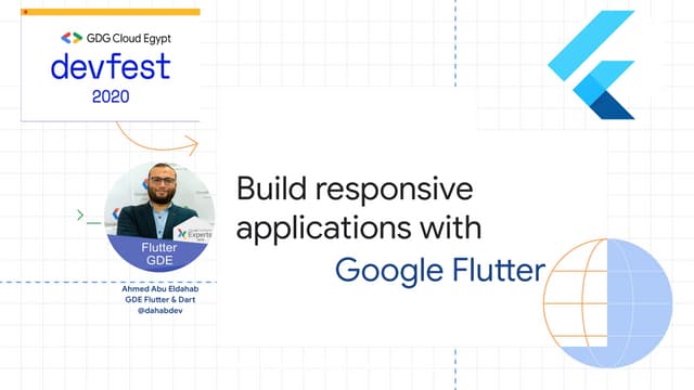 Build responsive applications with  google flutter