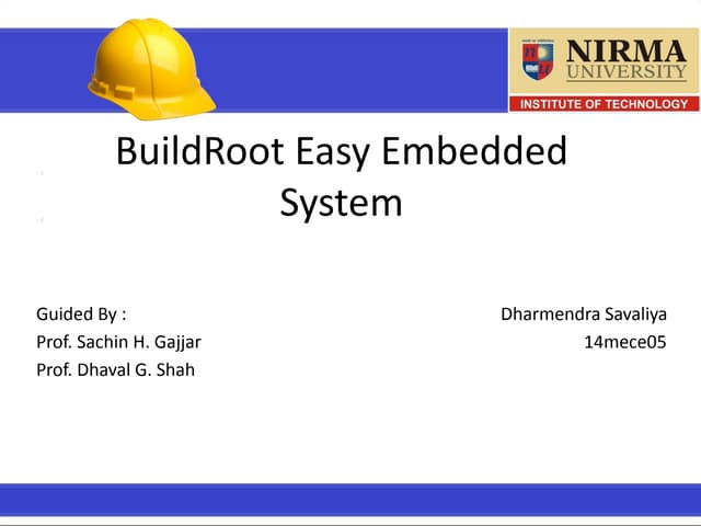 Buildroot easy embedded system