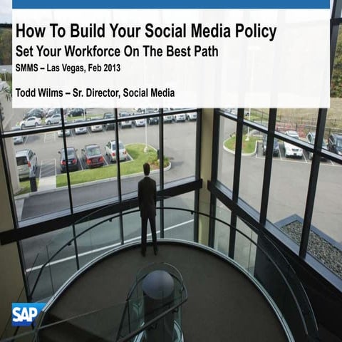 How To Build A Social Media Policy by SAP