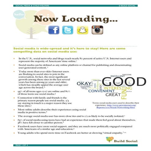 Now Loading... A Child Welfare Social Media Resource Guide