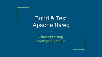 Build & test Apache Hawq 