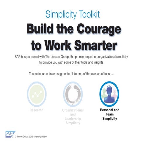Build the Courage to Work Smarter