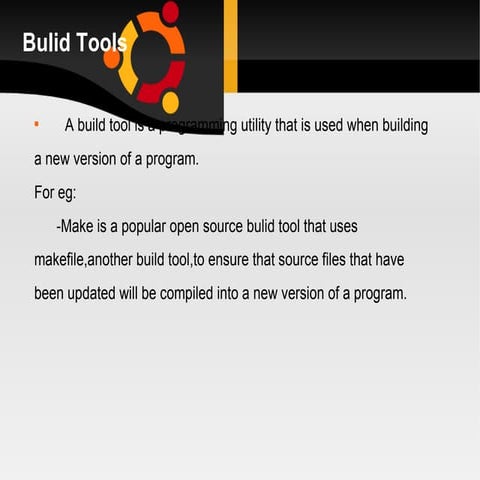 Build tools | PPT