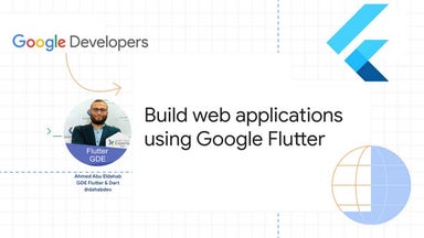 Build web applications using google flutter